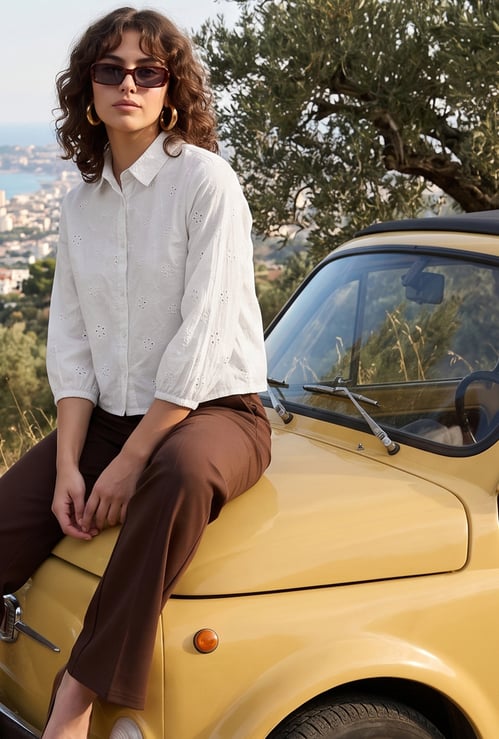 URB_N Women Schiffli Shirt