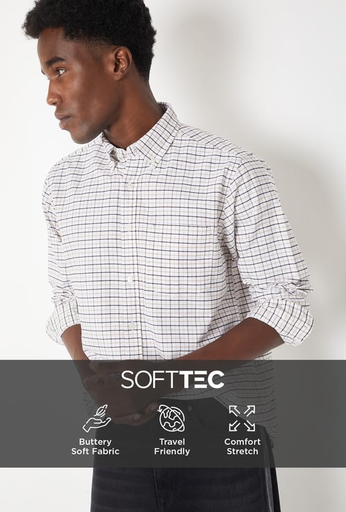 Men Checked Regular Fit Shirt
