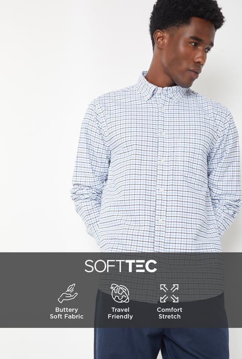 Men Checked Regular Fit Shirt