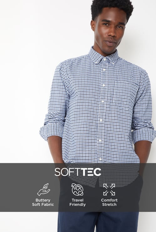 Men Checked Regular Fit Shirt
