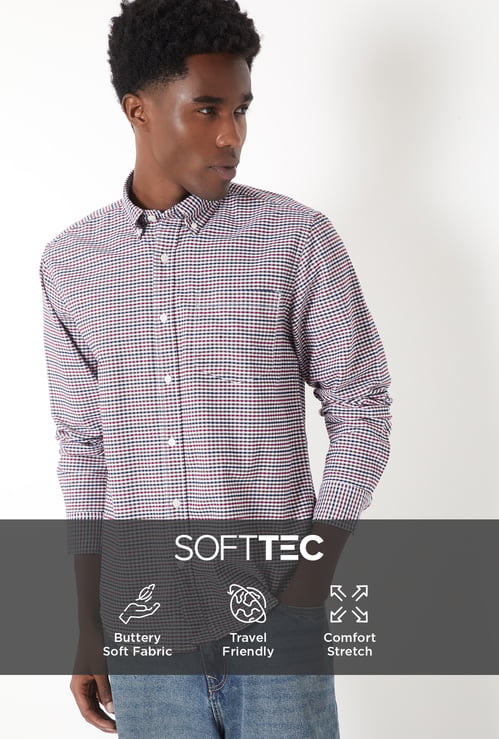 Men Checked Regular Fit Shirt