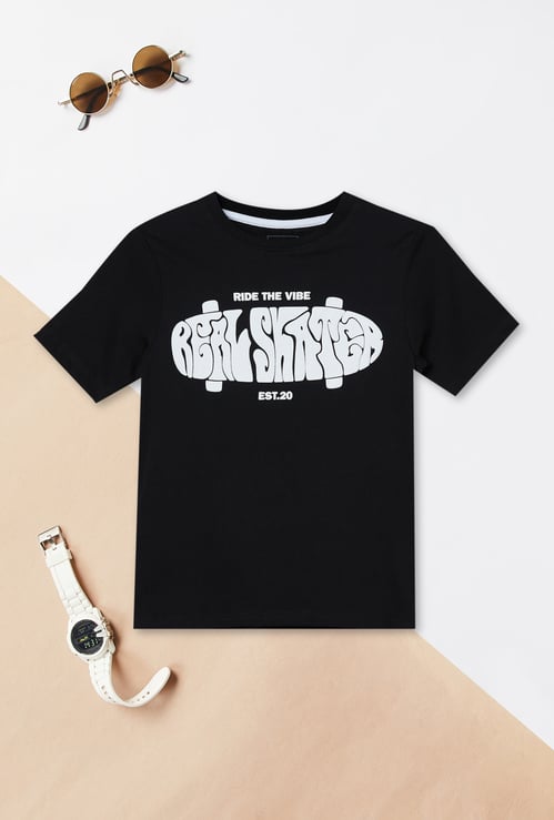 Boys Puff Printed T-shirt