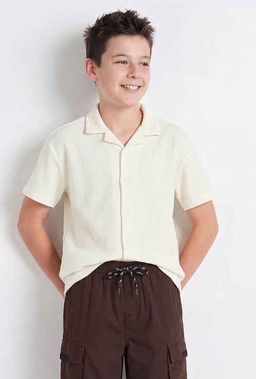 Boys Textured Shirt
