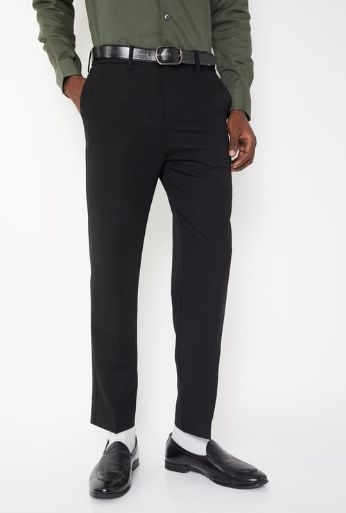 Men Solid Trousers