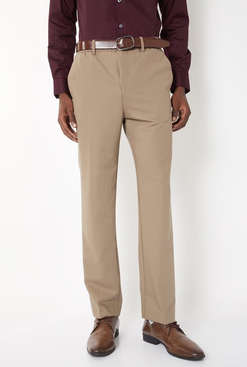 Men Solid Trousers