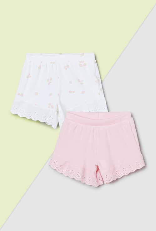 Girls Assorted Shorts - Pack of 2