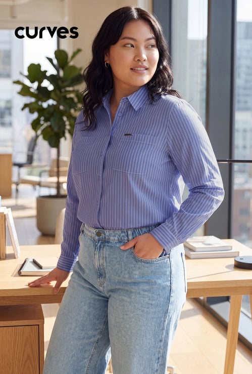 Women Striped Shirt