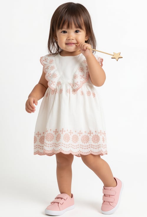 Girls Embroidered Dress