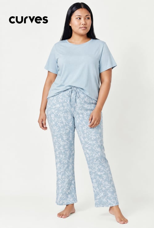 Women Printed PJ Set