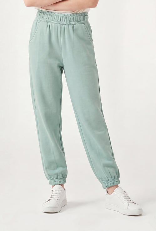 Girls Solid Joggers