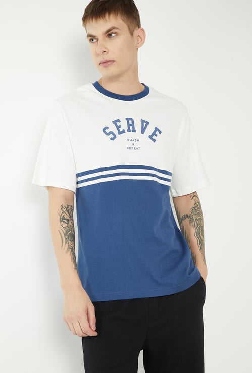 Men Colourblock T-shirt