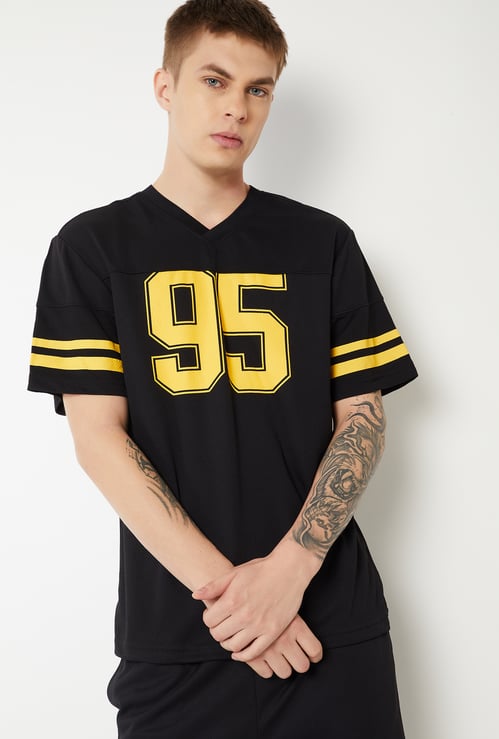 Men Printed Sports T-shirt
