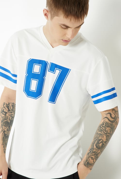 Men Printed Sports T-shirt