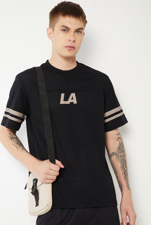 Men Printed Sports T-shirt