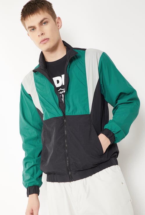 Men Colourblock Jacket