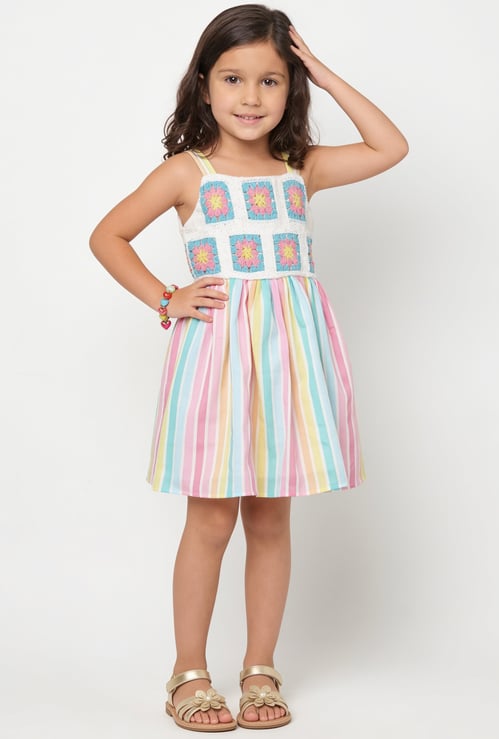 Girls Striped Dress