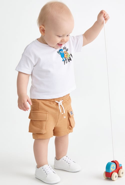 Boys Printed T-shirt and Shorts Set
