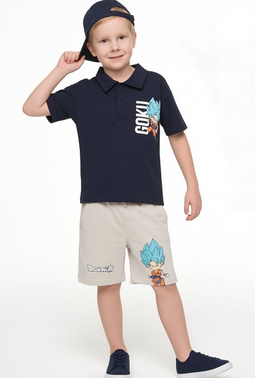 Boys Dragon Ball Goku T-shirt with Shorts Set