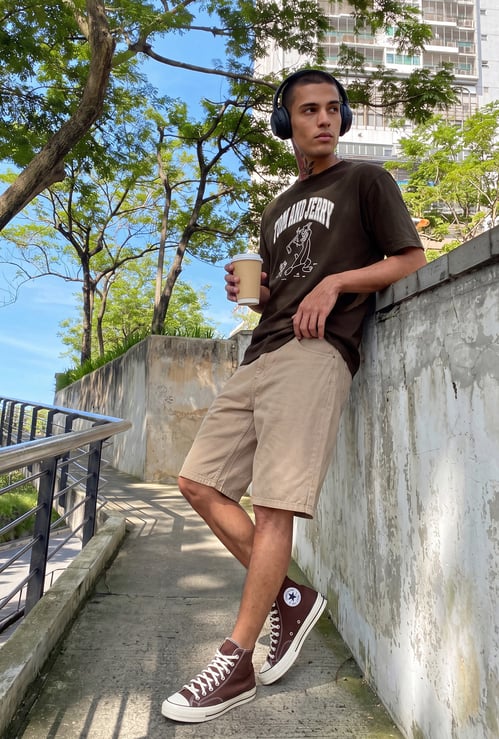 URB_N Men Solid Shorts