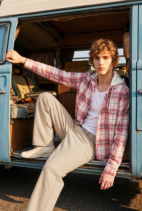 URB_N Men Checked Shirt