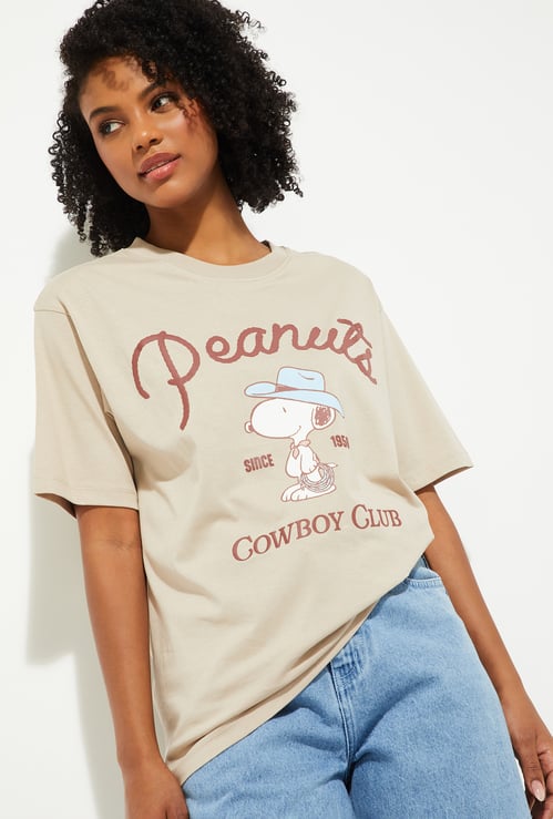 URB_N Women Peanut Oversized T-shirt
