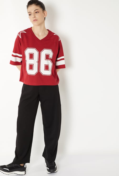 Women Printed Sports T-shirt