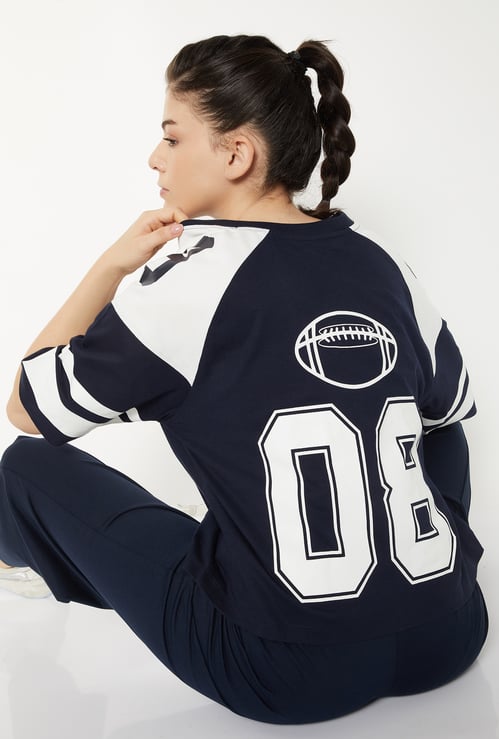 Women Printed Sports T-shirt