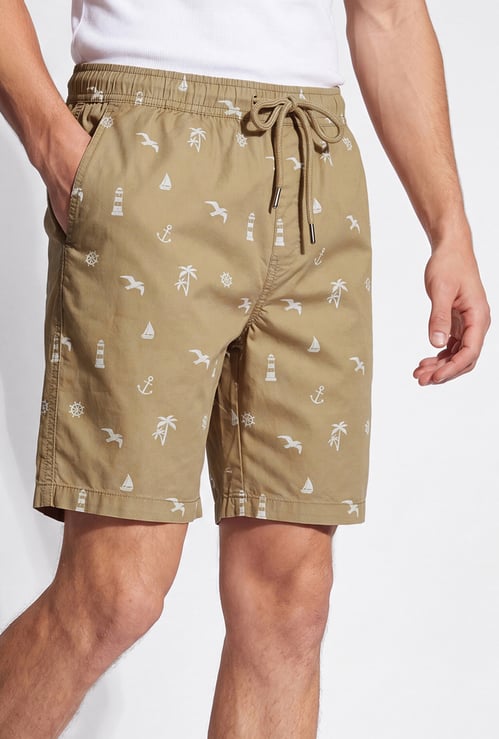 URB_N Men Printed Shorts