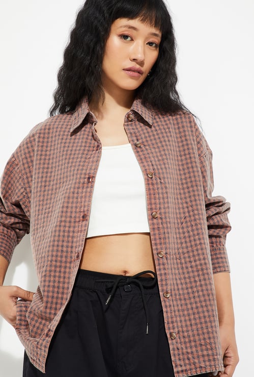 Women Checked Shirt
