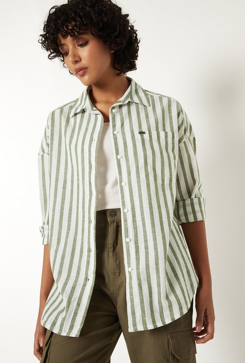 Women Striped Shirt