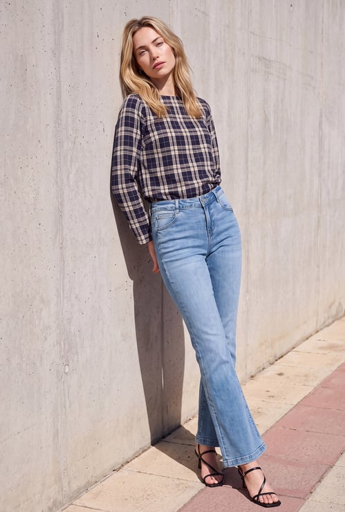 Men Solid Jeans - High Rise