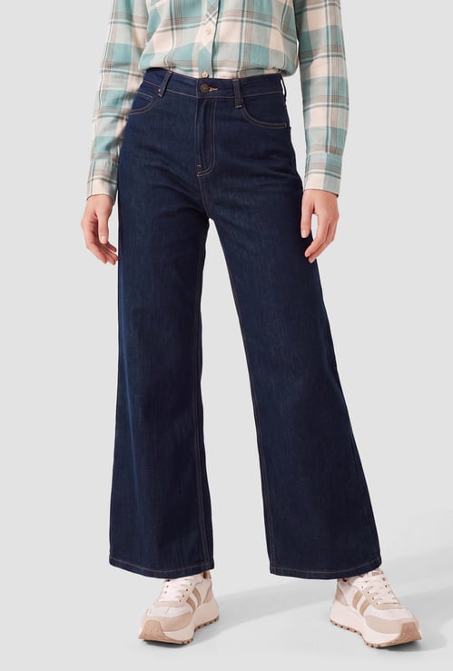 Women High-Rise Wide-Leg Jeans