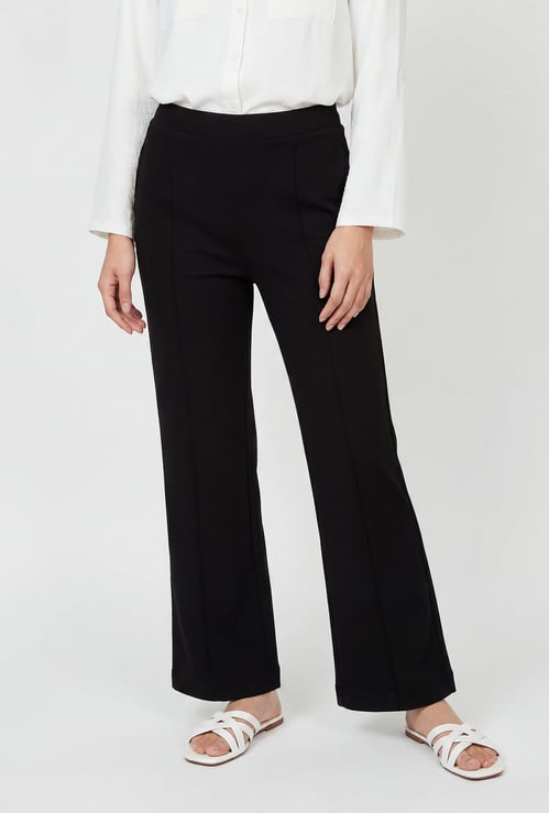 Women Solid Relaxed Trousers