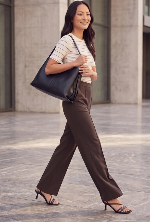 Women Solid Relaxed Trousers