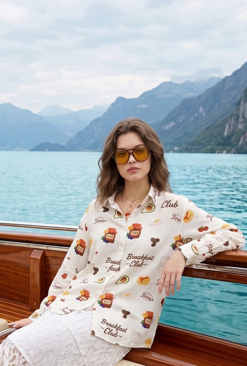 URB_N Women Printed Shirt