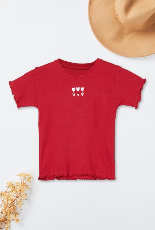 Girls Embroidered Top