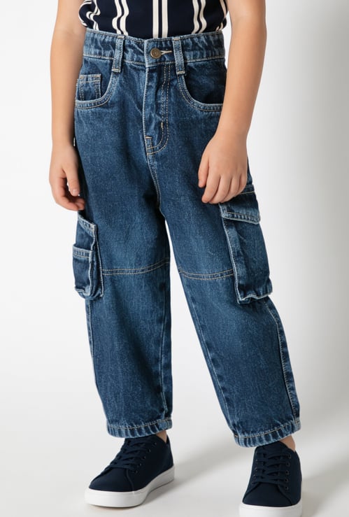 Boys Solid Cargos
