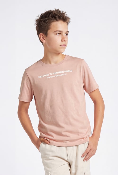 Boys Solid T-shirt