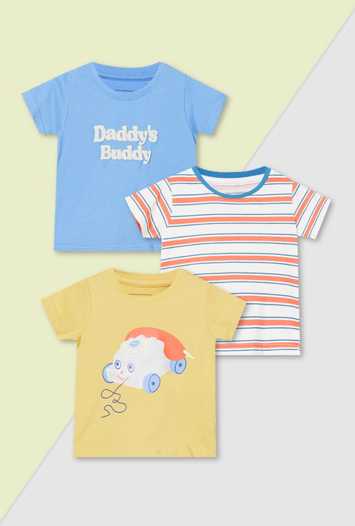 Boys Assorted T-shirt - Pack of 3