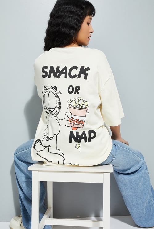 URB_N Women Garfield Printed T-shirt