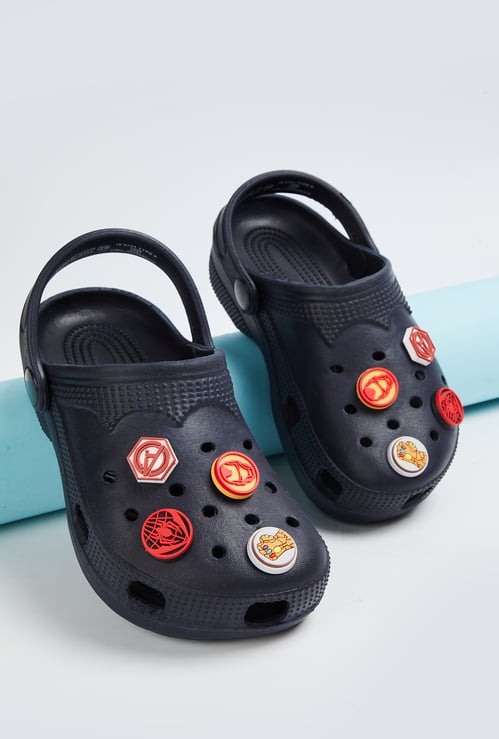 Boys Avengers Clogs with Charms