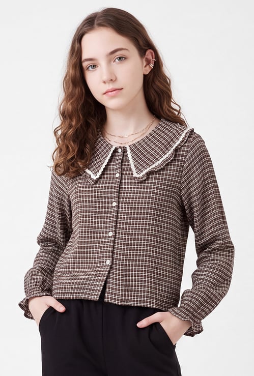 Girls Checked Shirt