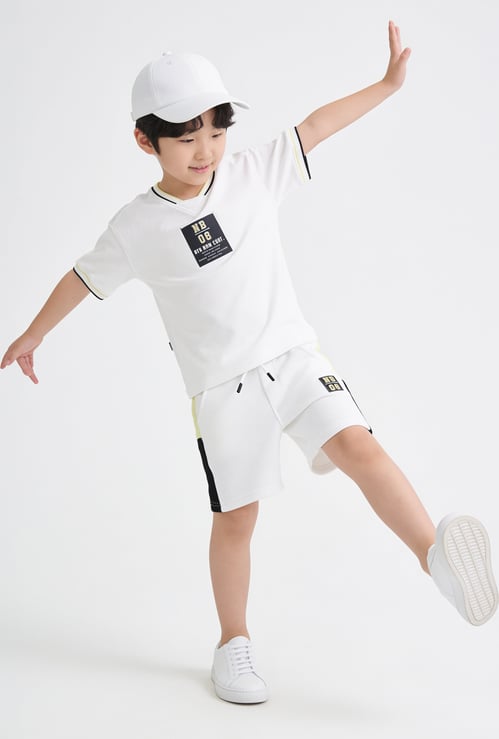 Boys Printed Shorts Set