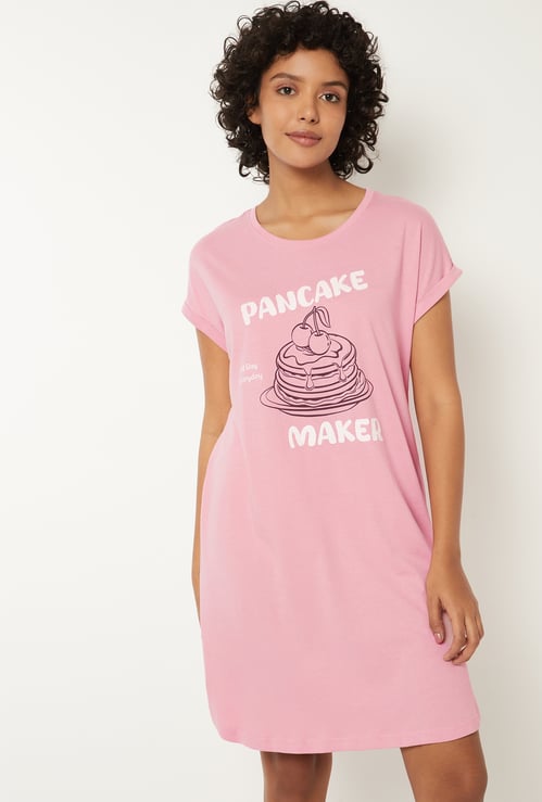 Women Printed Nightdress