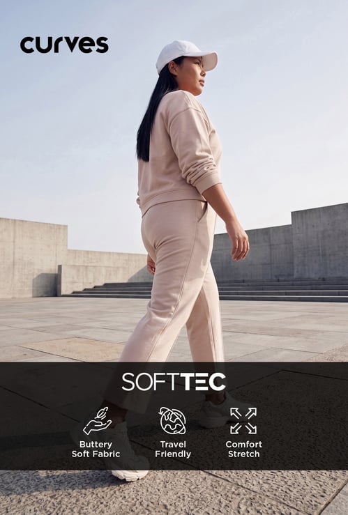 Women Pintuck Wide Leg Sports Track Pants