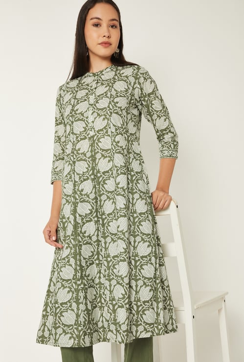 Women Floral Print Kurta Set
