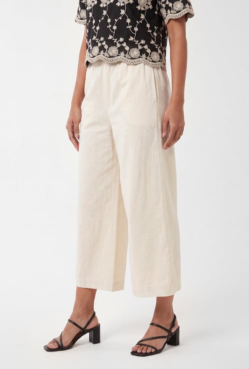 Women Solid Slip-on Palazzos