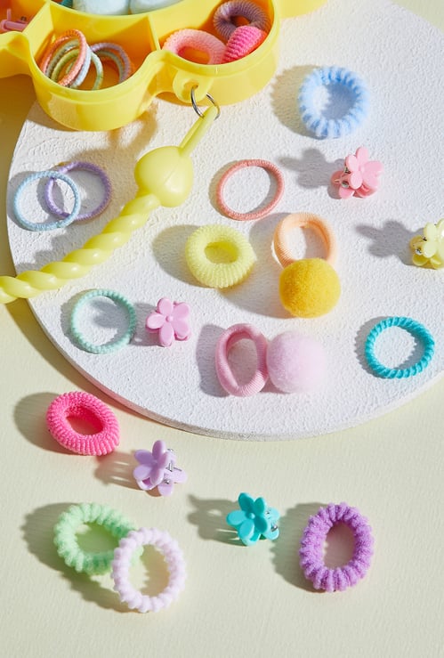 Girls Solid Hair Accessory Set