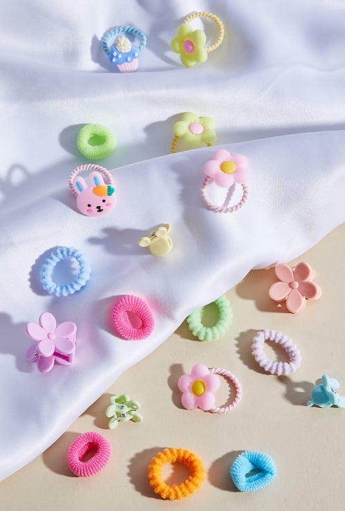 Girls Printed Hair Accessory Set