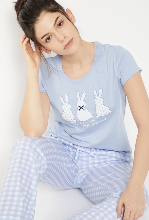 Women Printed PJ Set